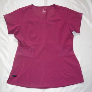 Jockey Women's Size Medium Plum Berry Scrub Top